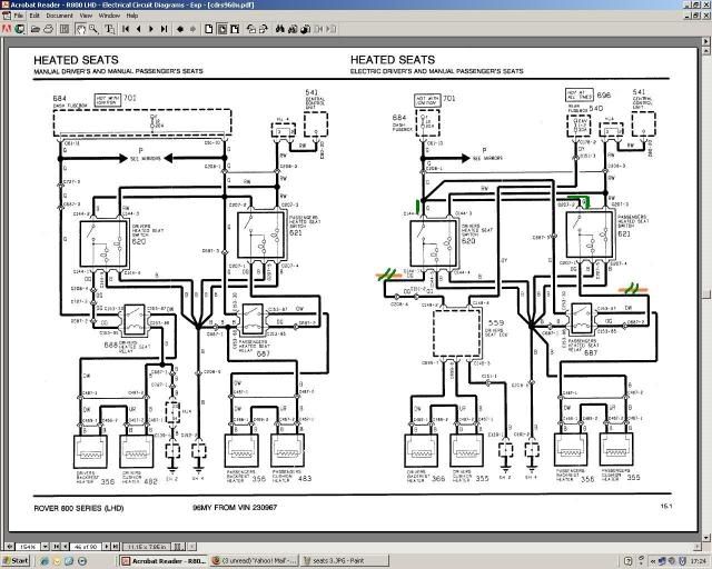 Rover Sports Register Forum • View topic - Late mk2 seat ... rover 827 wiring diagram 